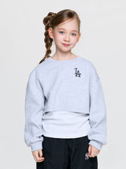 Street Girl's Layered Sweatshirt