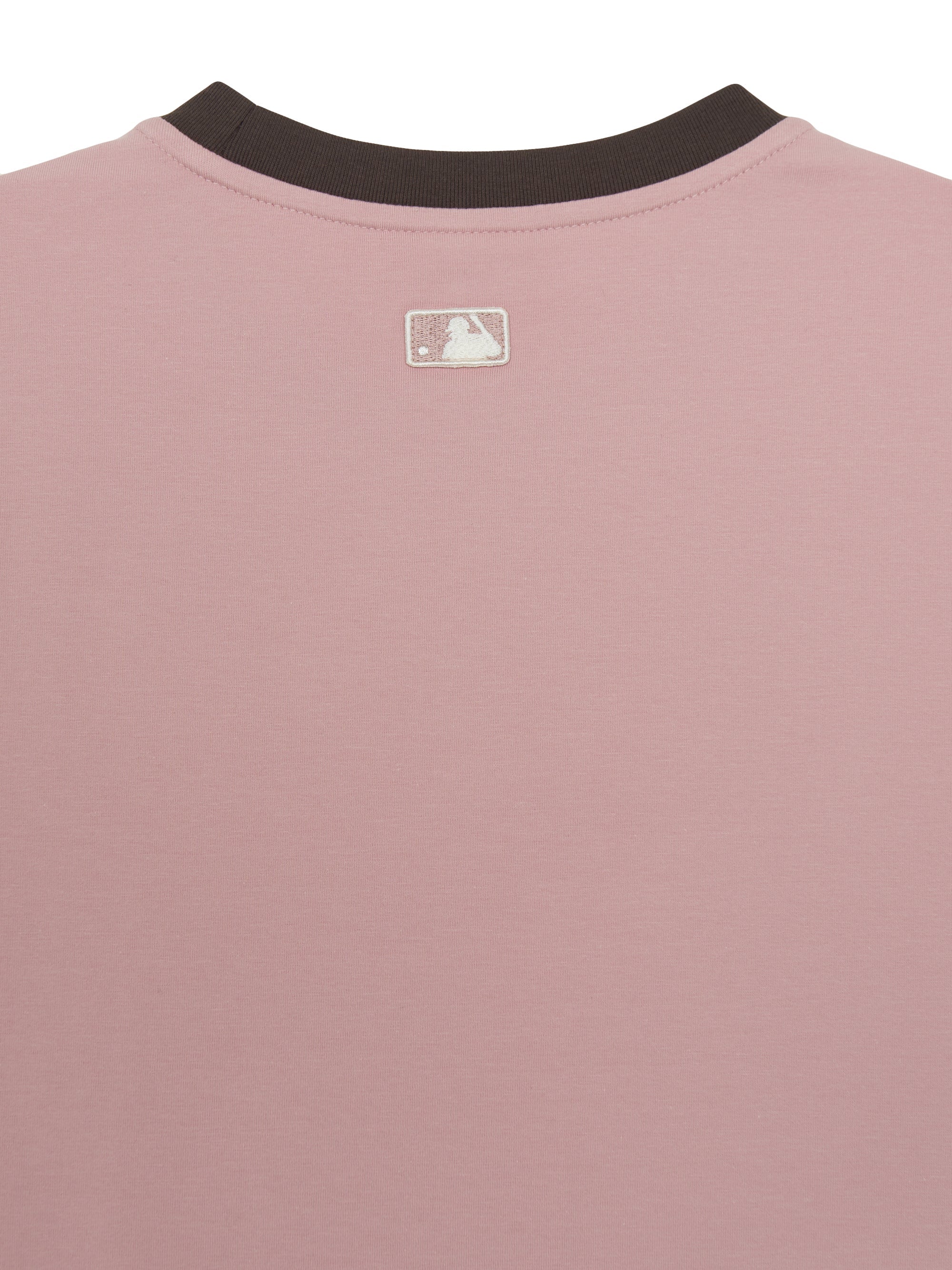 Women's Sportive Cursive Ringer Crop T-shirts