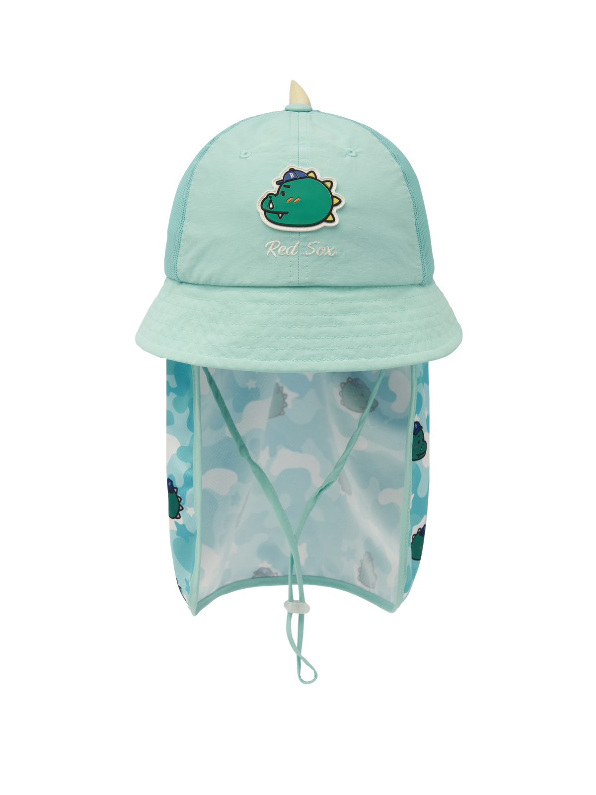 Mega Bear Friends Neck Flap Mesh Dome Hat