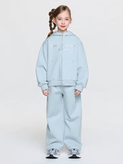 Street Girl's Hoodie Zip-Up Set