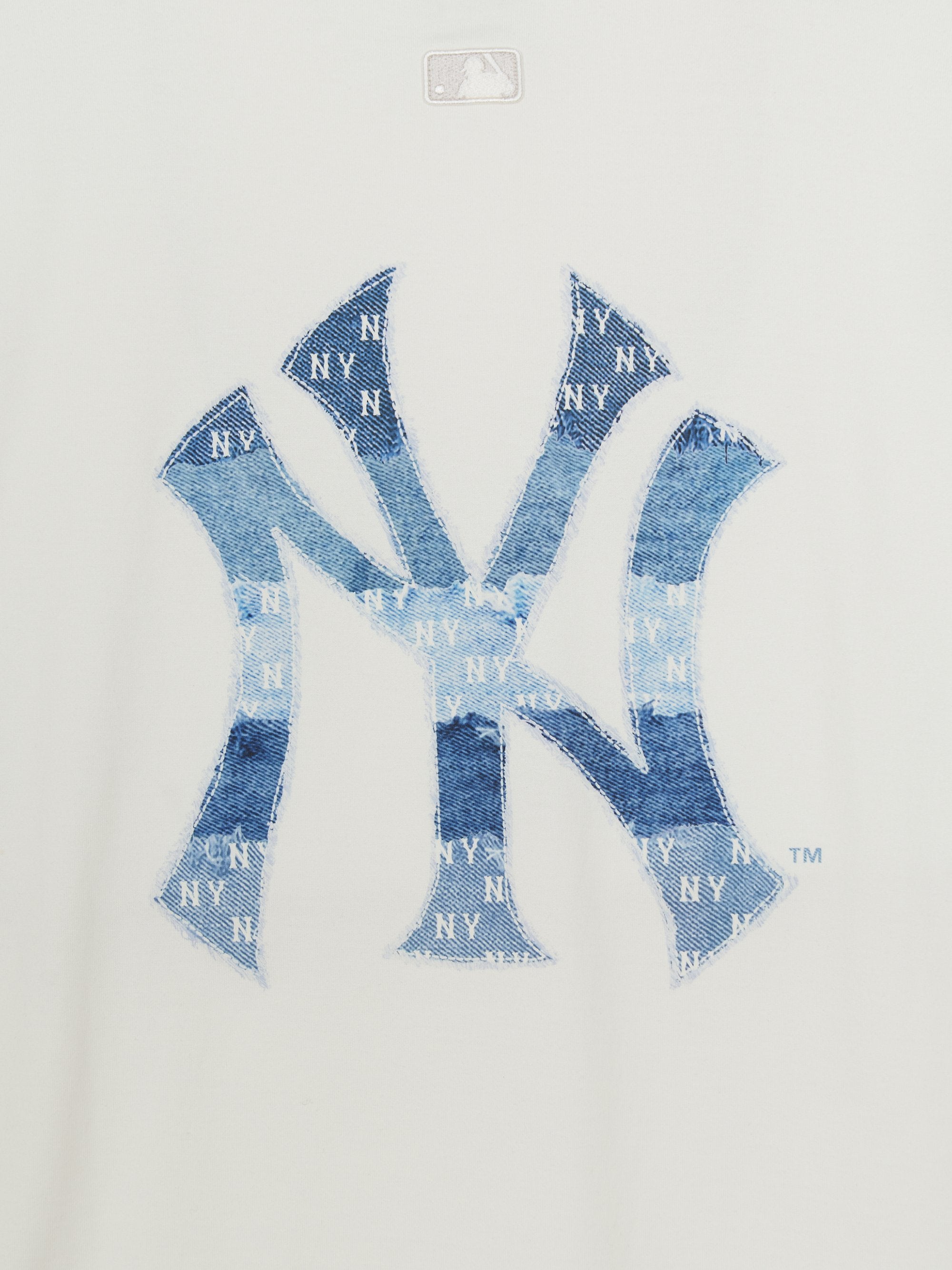 Vintage Denimlike Monogram Big Lux Over Fit T-shirt