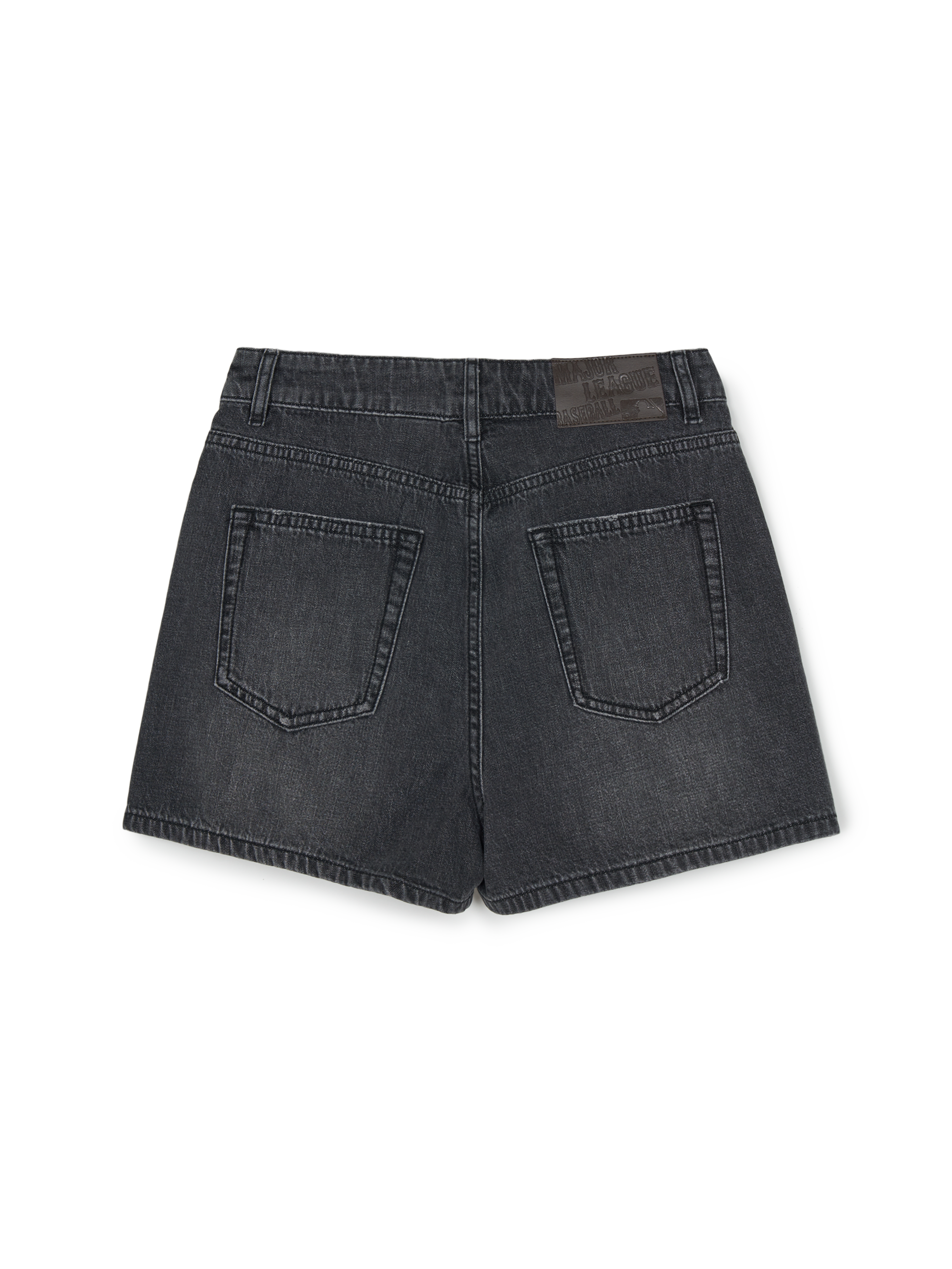 Women's Basic Small Logo Cargo Denim Wrap Skirt