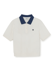 Women's Basic Crop Polo T-Shirts