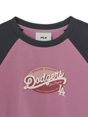 Women's Vintage Color Block Crop T-Shirts