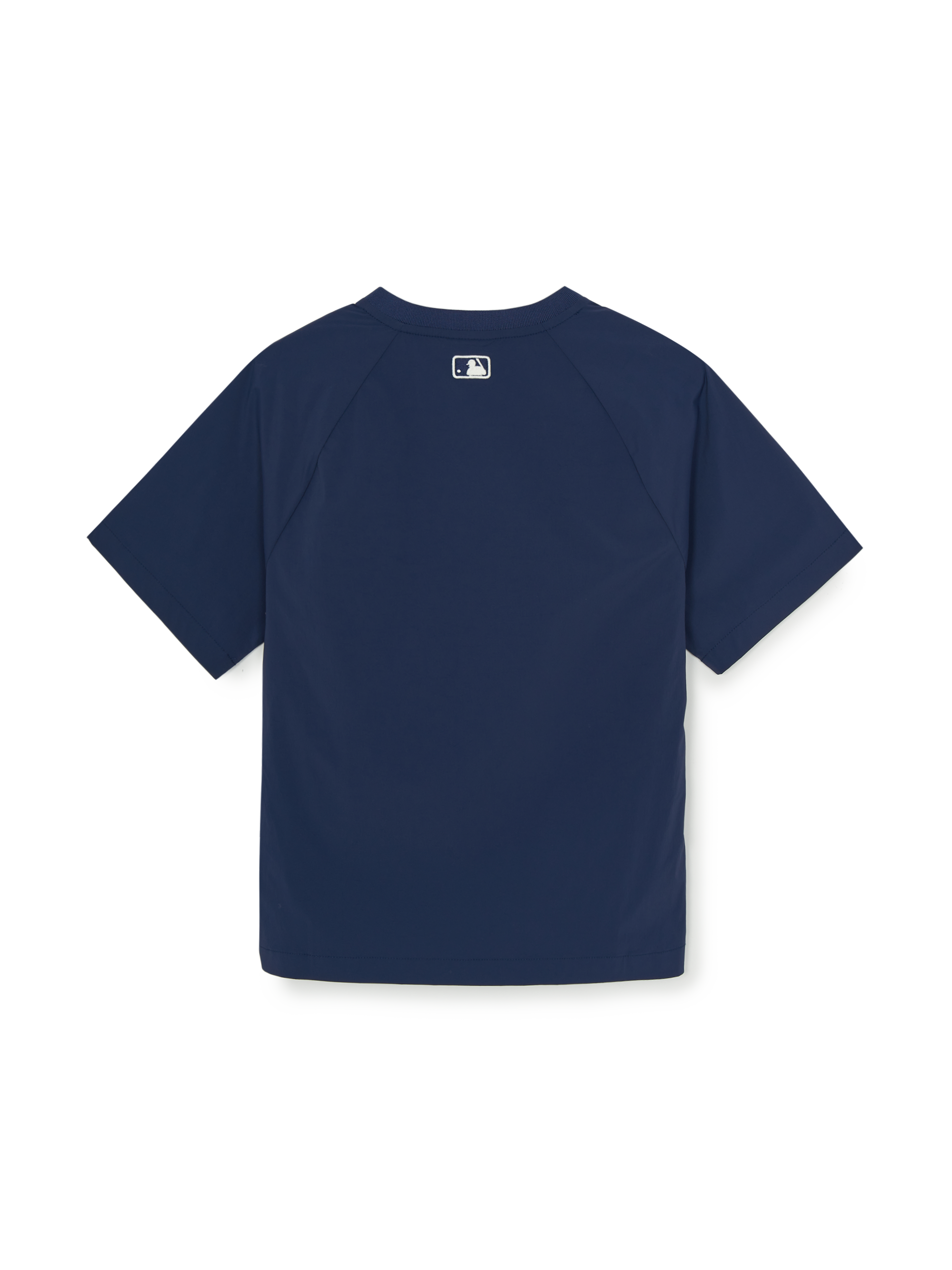 Sportive Varsity Woven Mesh Blocking T-shirt