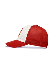 Sportive Color Block Mesh Cap