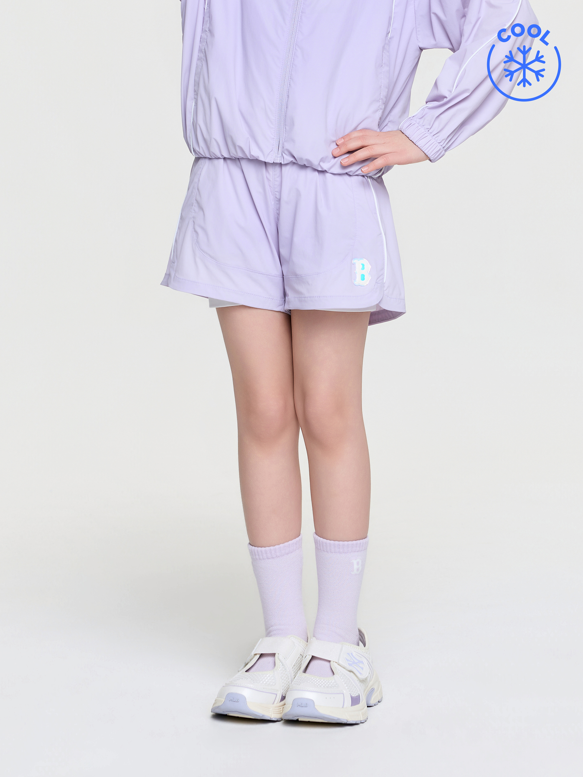 Girl's Athleisure Woven Shorts (Set)