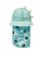 Mega Bear Friends Neck Flap Mesh Dome Hat