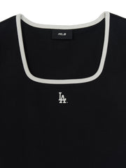 Women's Basic Square Neck Slim Fit T-shirt