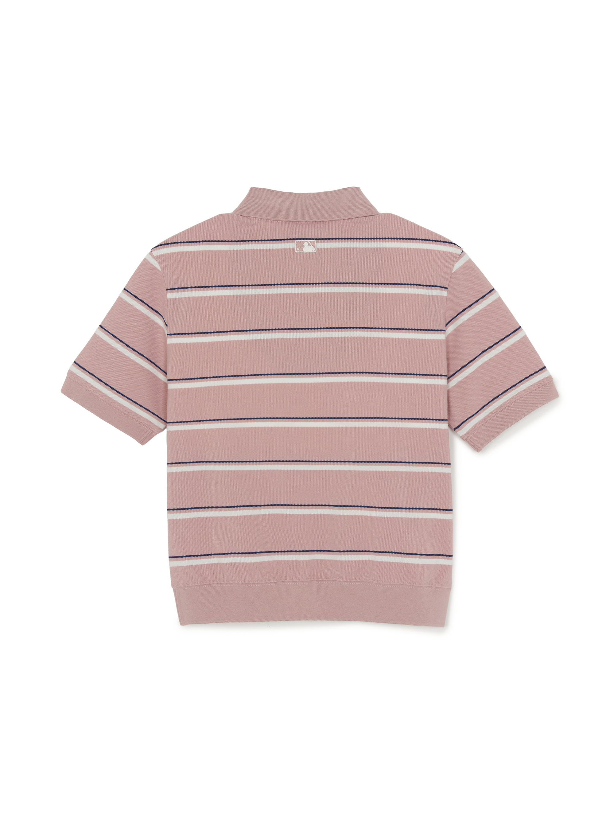 Women's Varsity Stripe Crop Polo T-Shirts