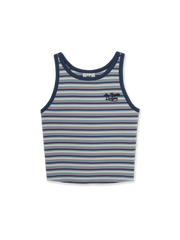 Women's Stripe Sleeveless T-shirt