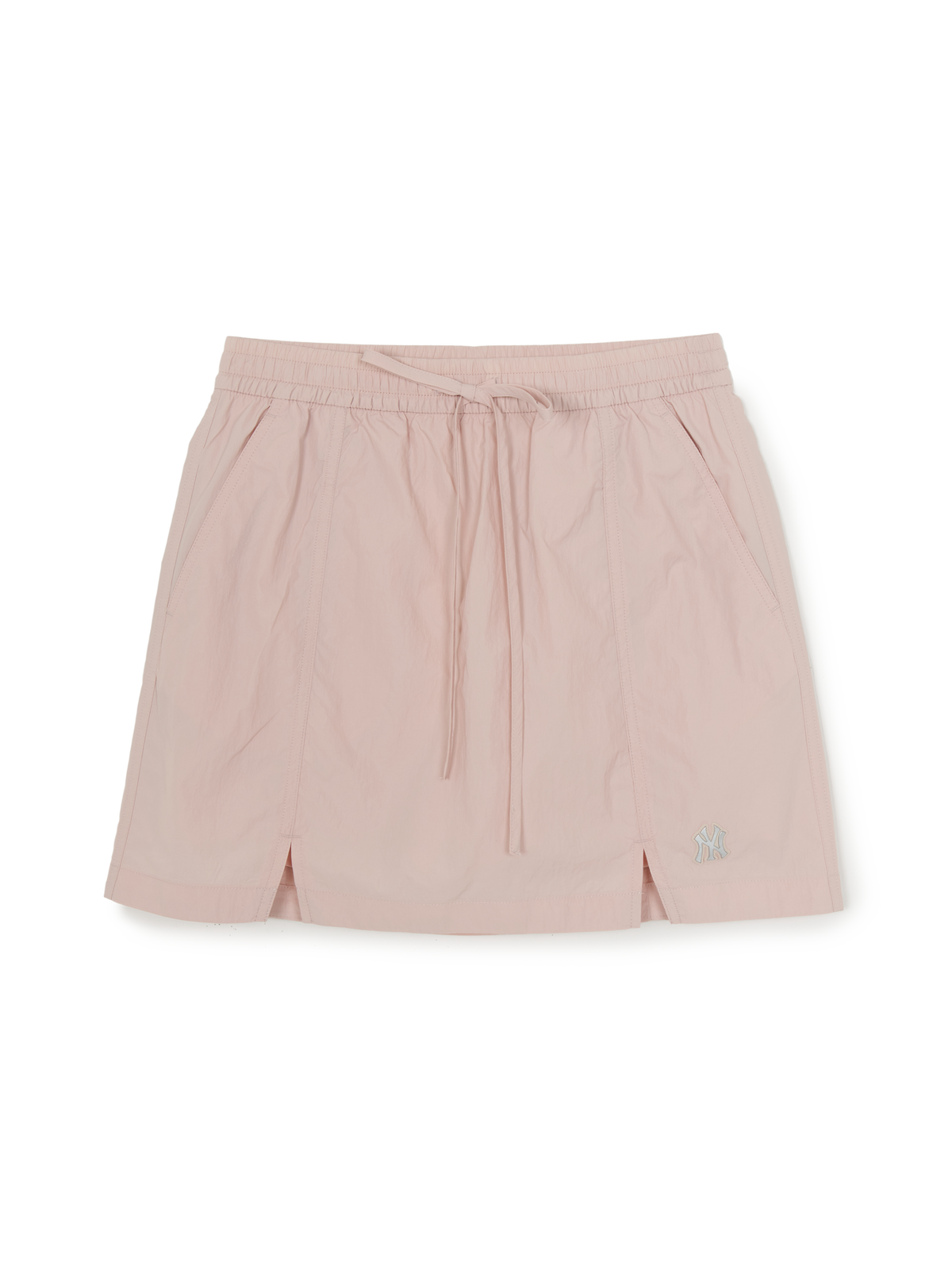 Women's Gorpcore Glossy Shirring Mini Skirt