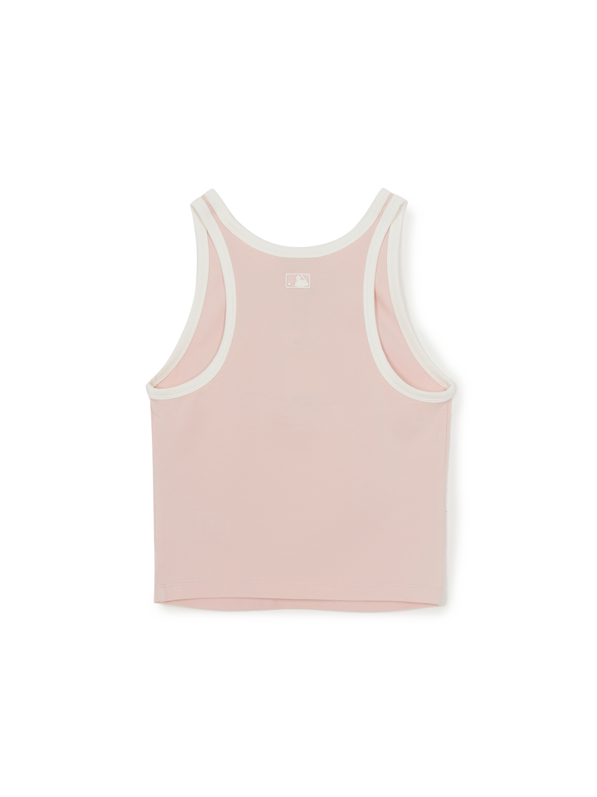 Women's Basic Ringer Crop Sleeveless T-shirt