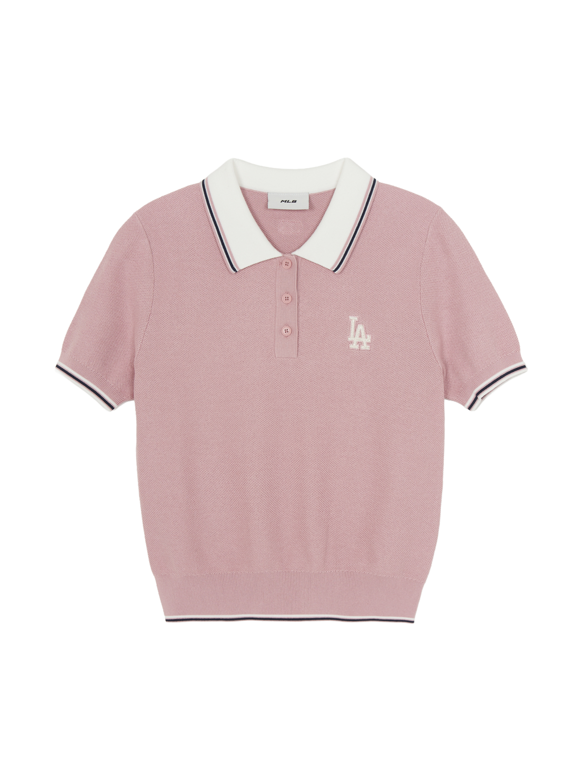 Women's Varsity Color Block Polo Short Sleeve Knit Pullover