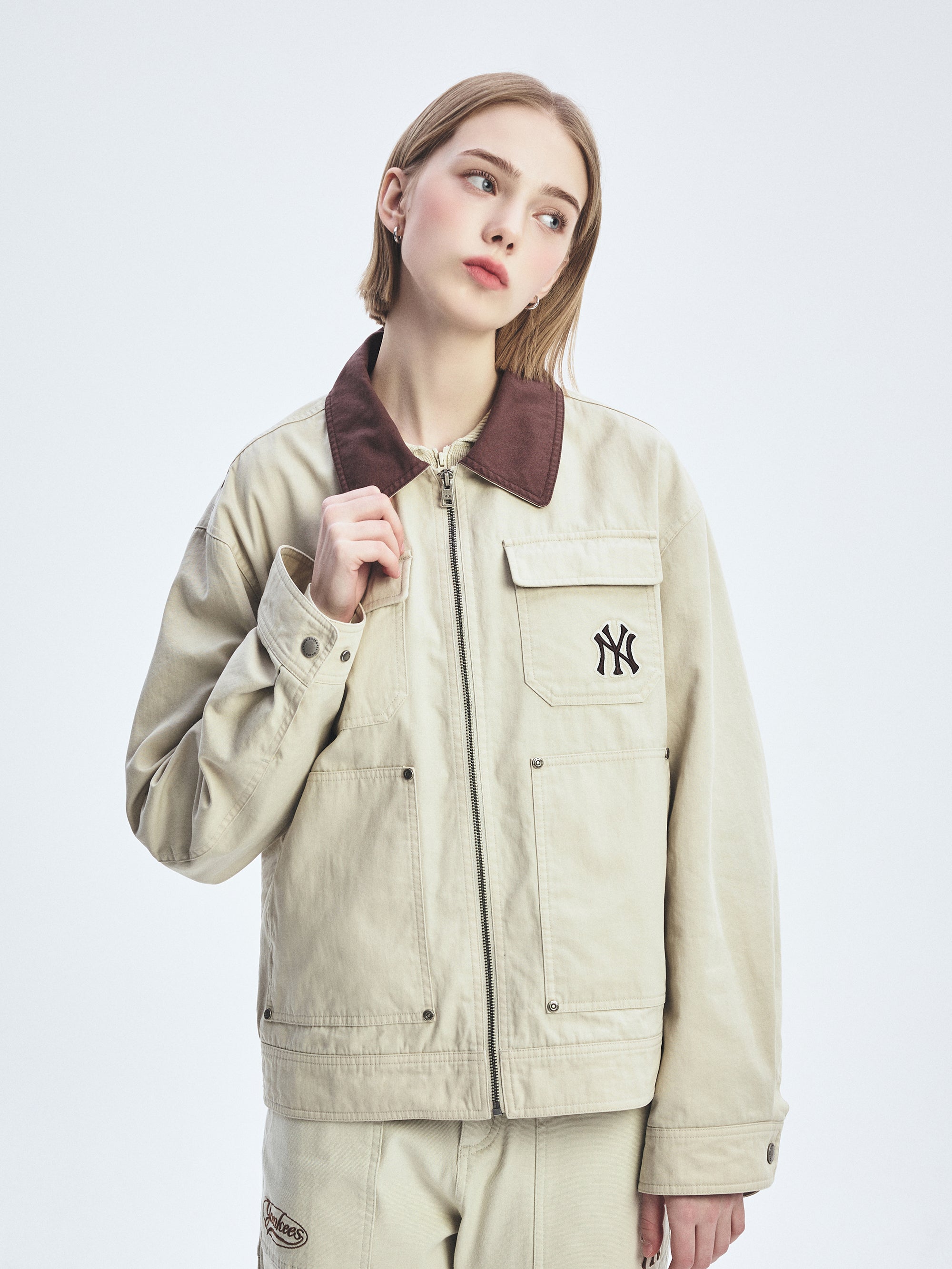 Basic Collar Work Jacket