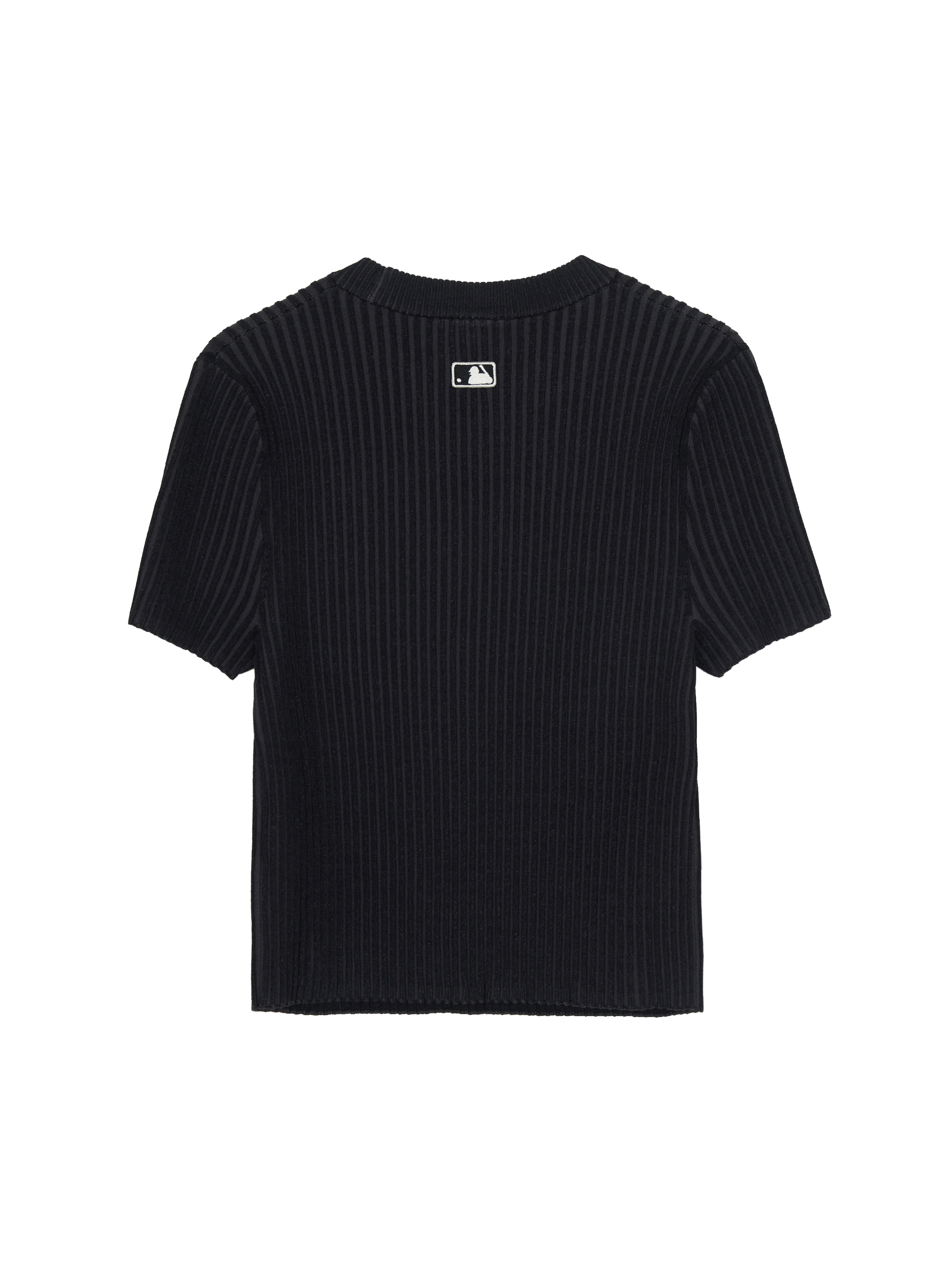 Women's Basic Street Ribbed Short Sleeve Knit Pullover
