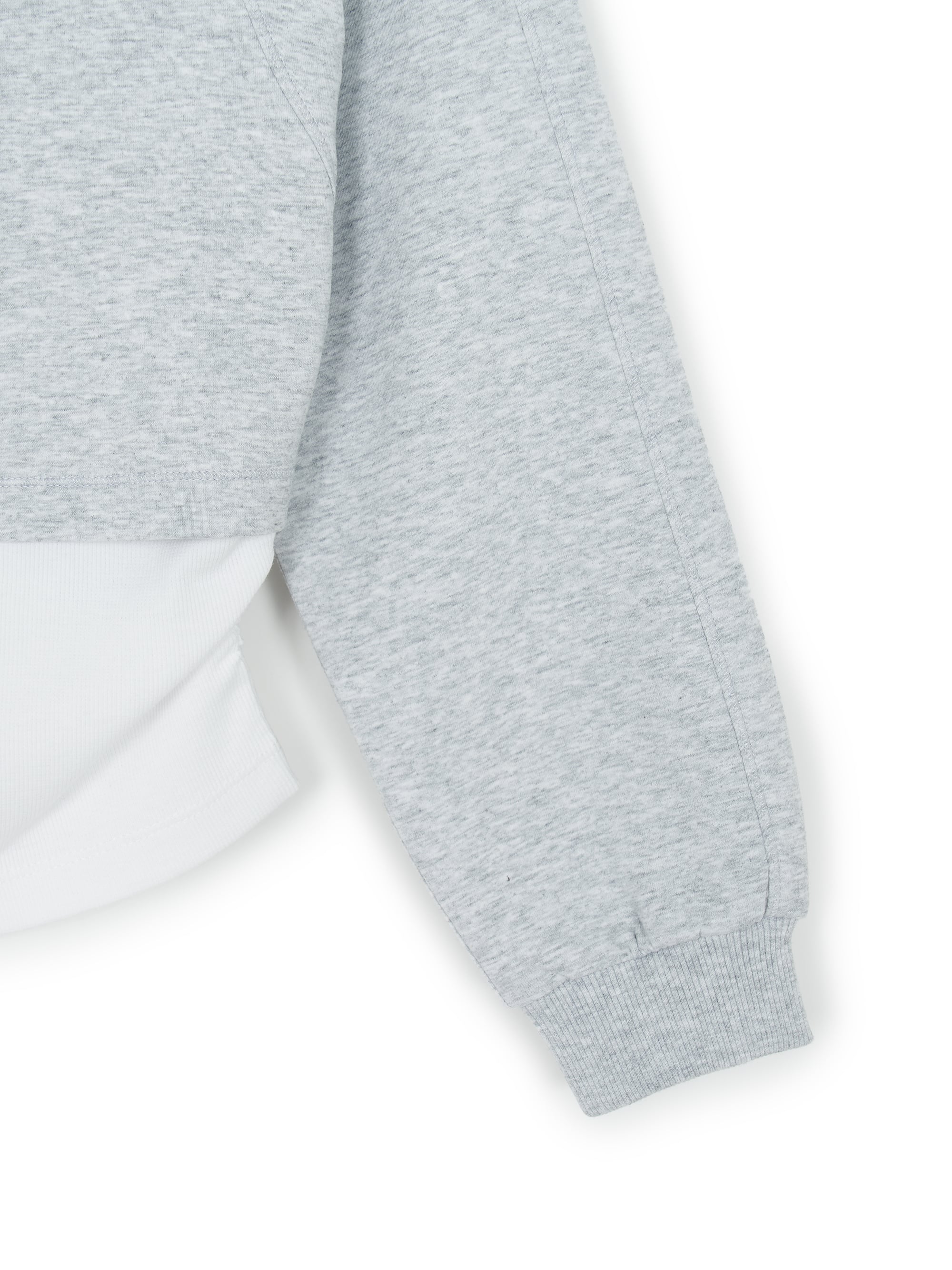 Street Girl's Layered Sweatshirt