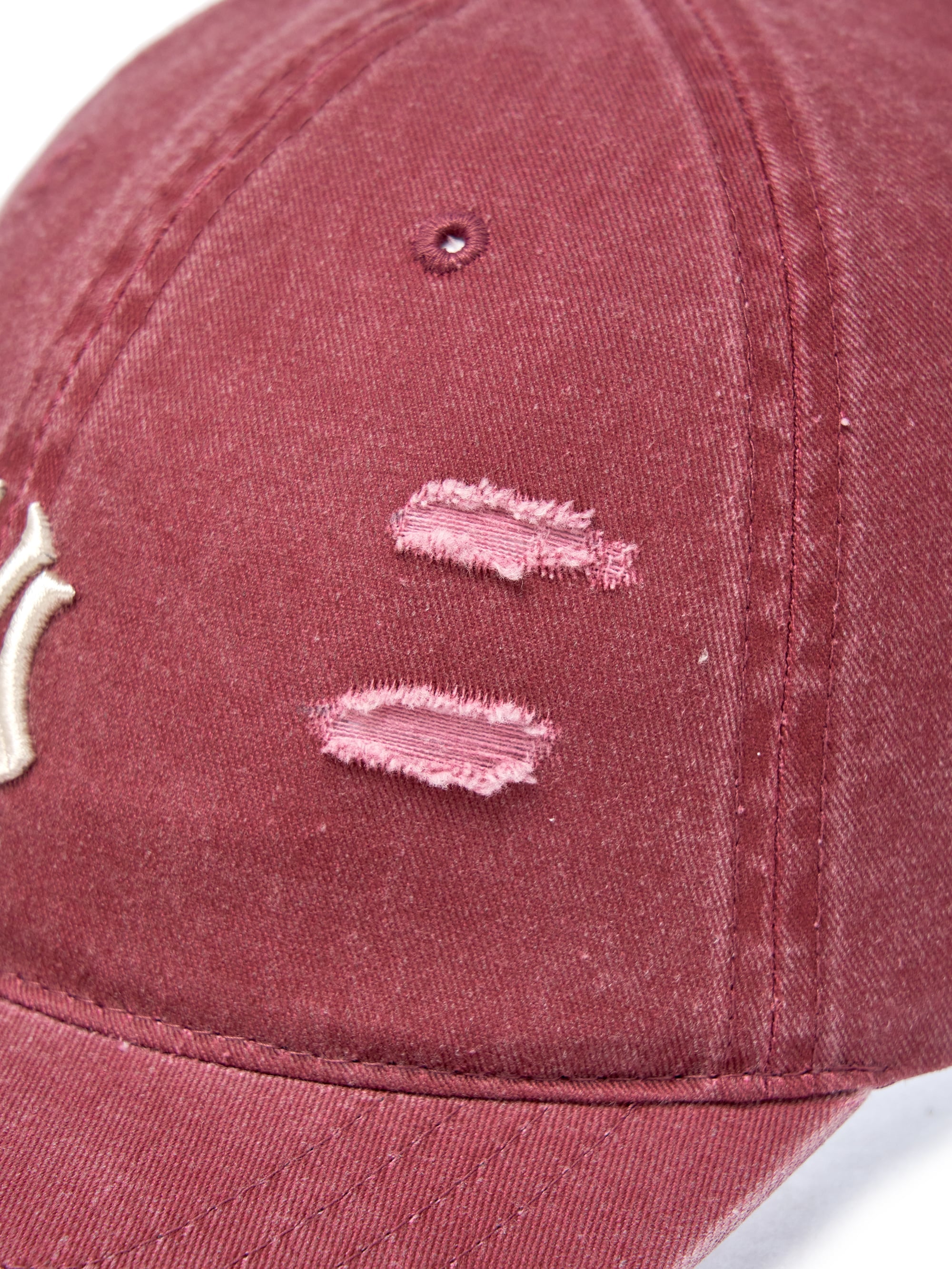 Pigment Damaged Washing Ballcap