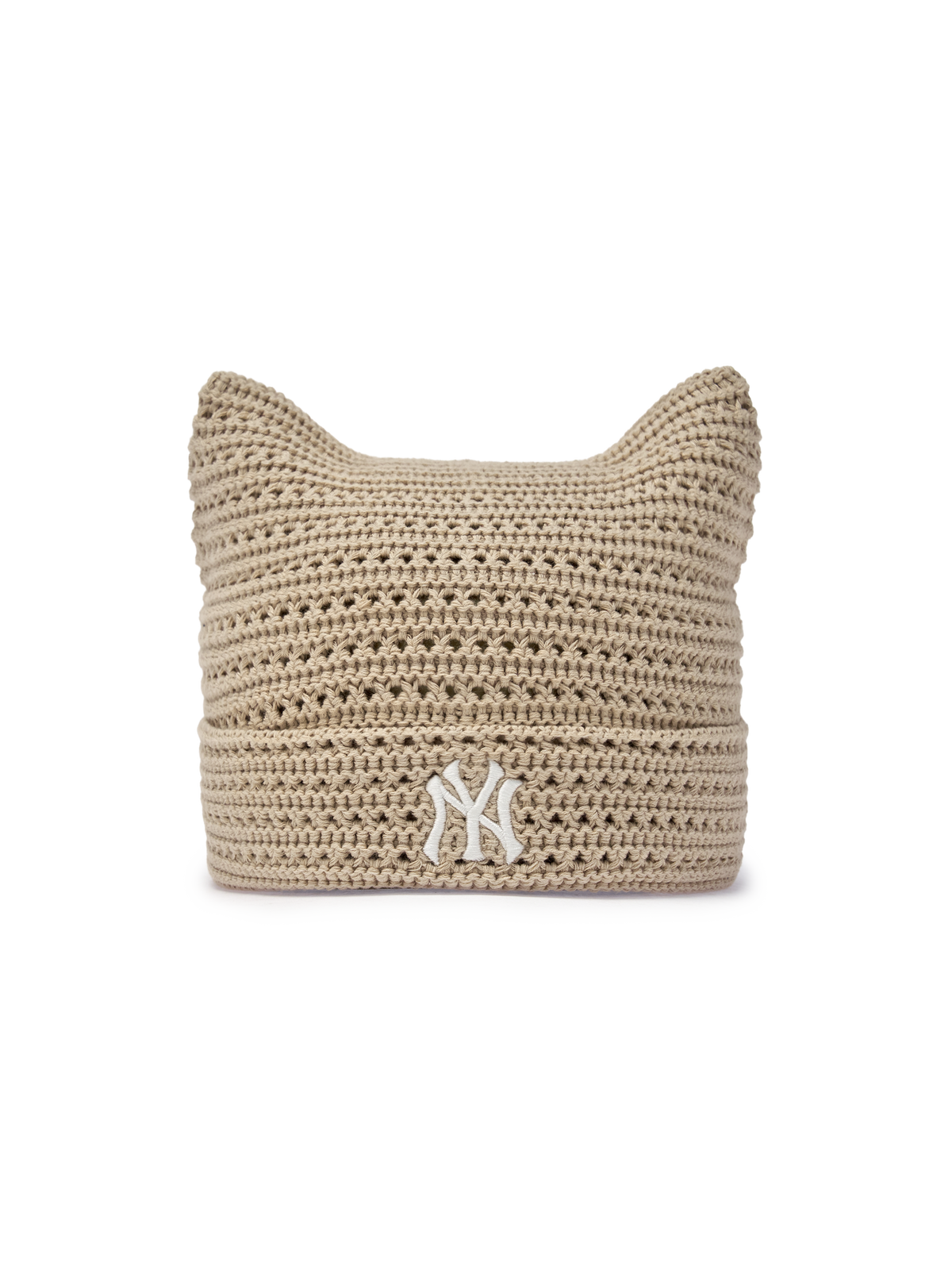 Summer Crochet Meowing Beanie
