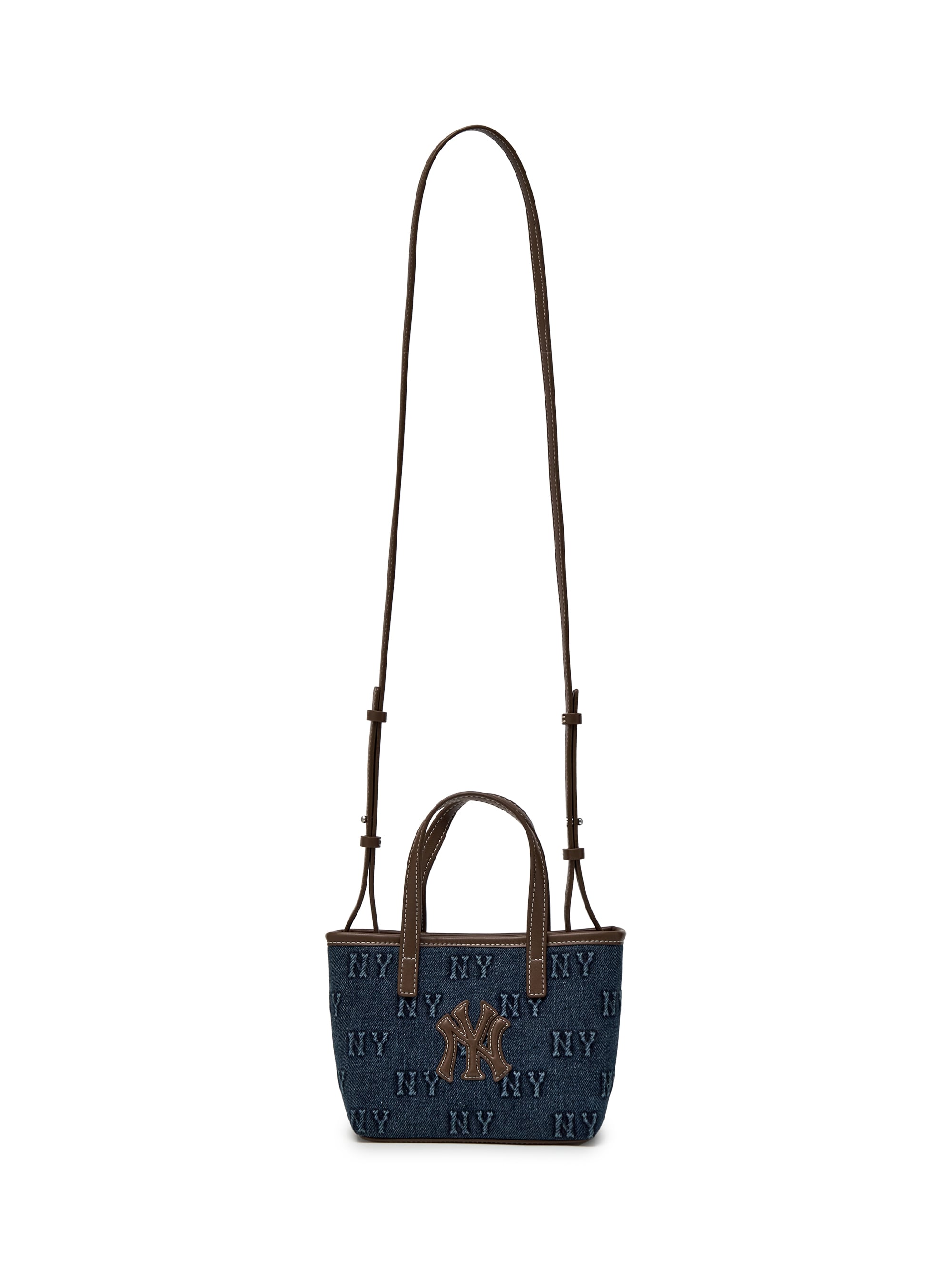 Classic Monogram Denim Embo Mini Cross Bag