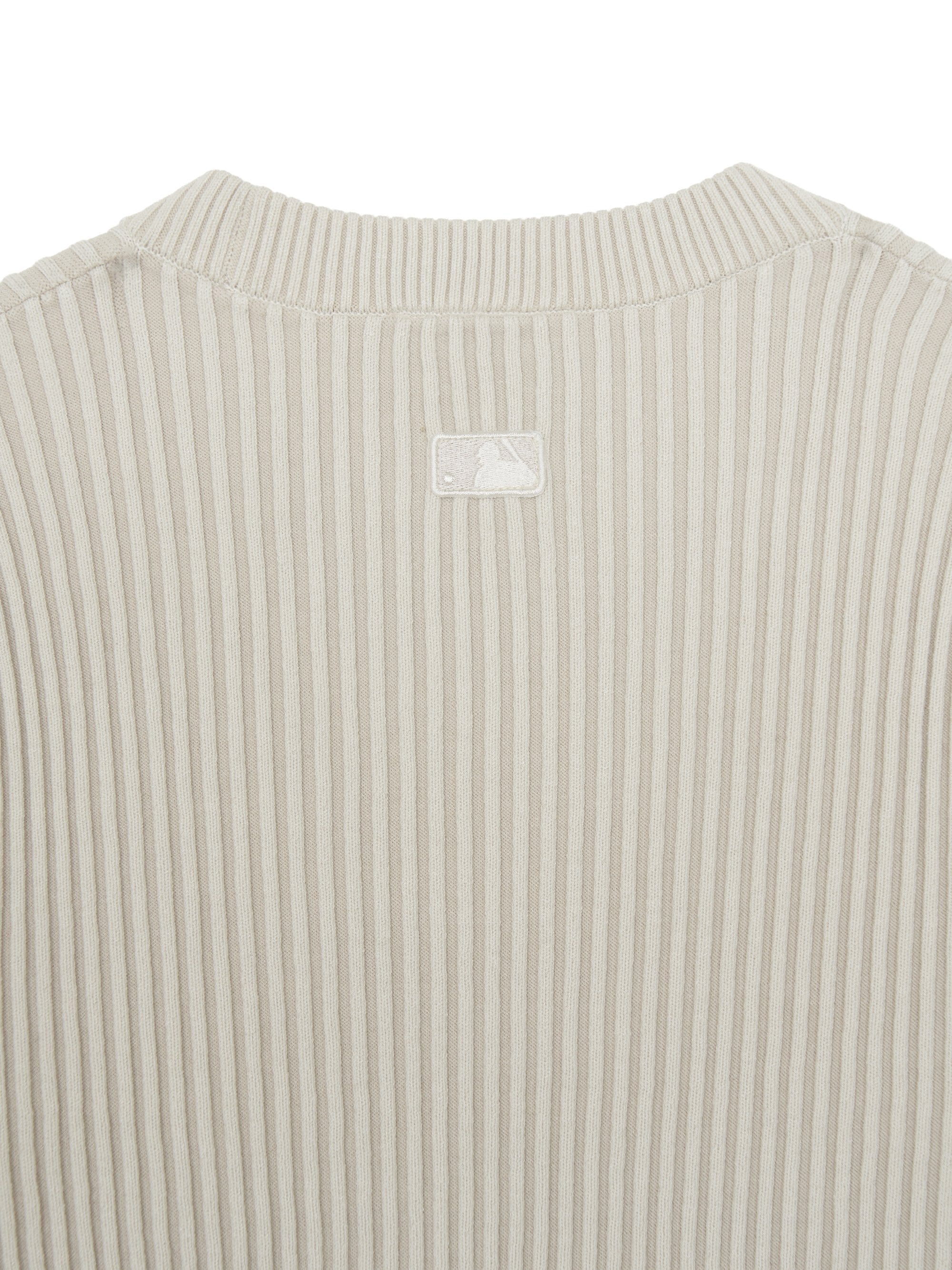 Women's Basic Street Ribbed Short Sleeve Knit Pullover