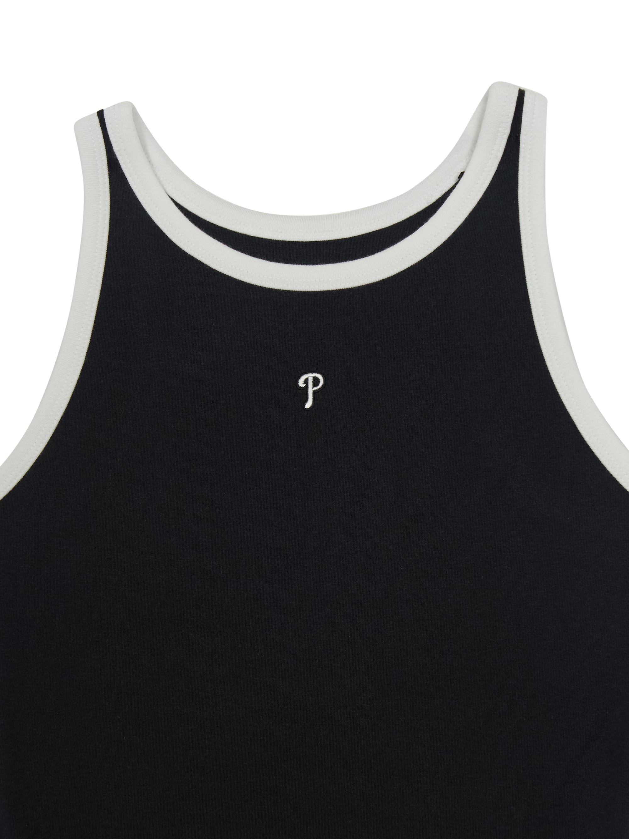 Women's Basic Ringer Ribbed Sleeveless Ops
