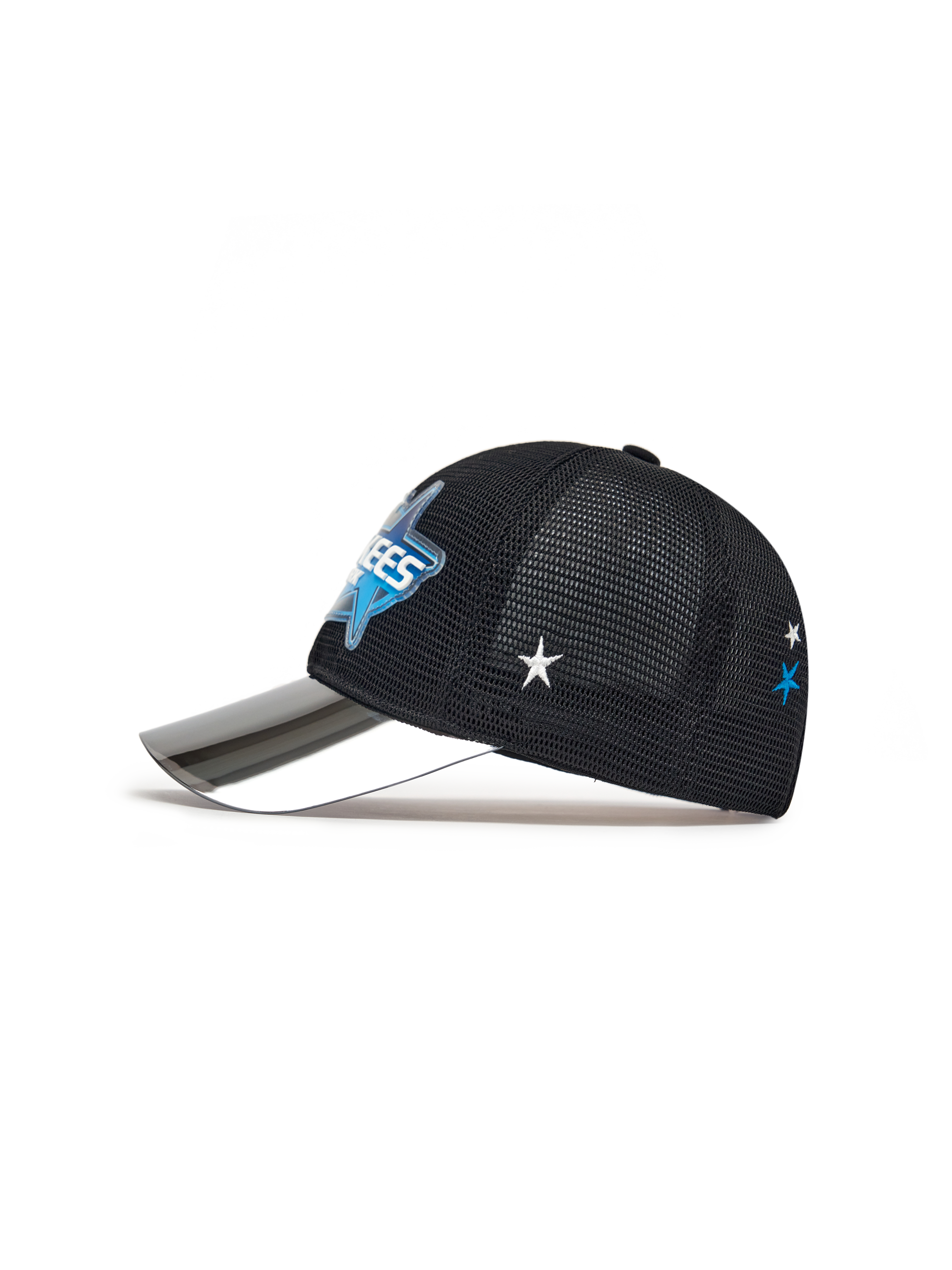 Mirror Brim Color Block All-Mesh Cap