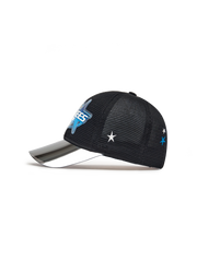 Mirror Brim Color Block All-Mesh Cap