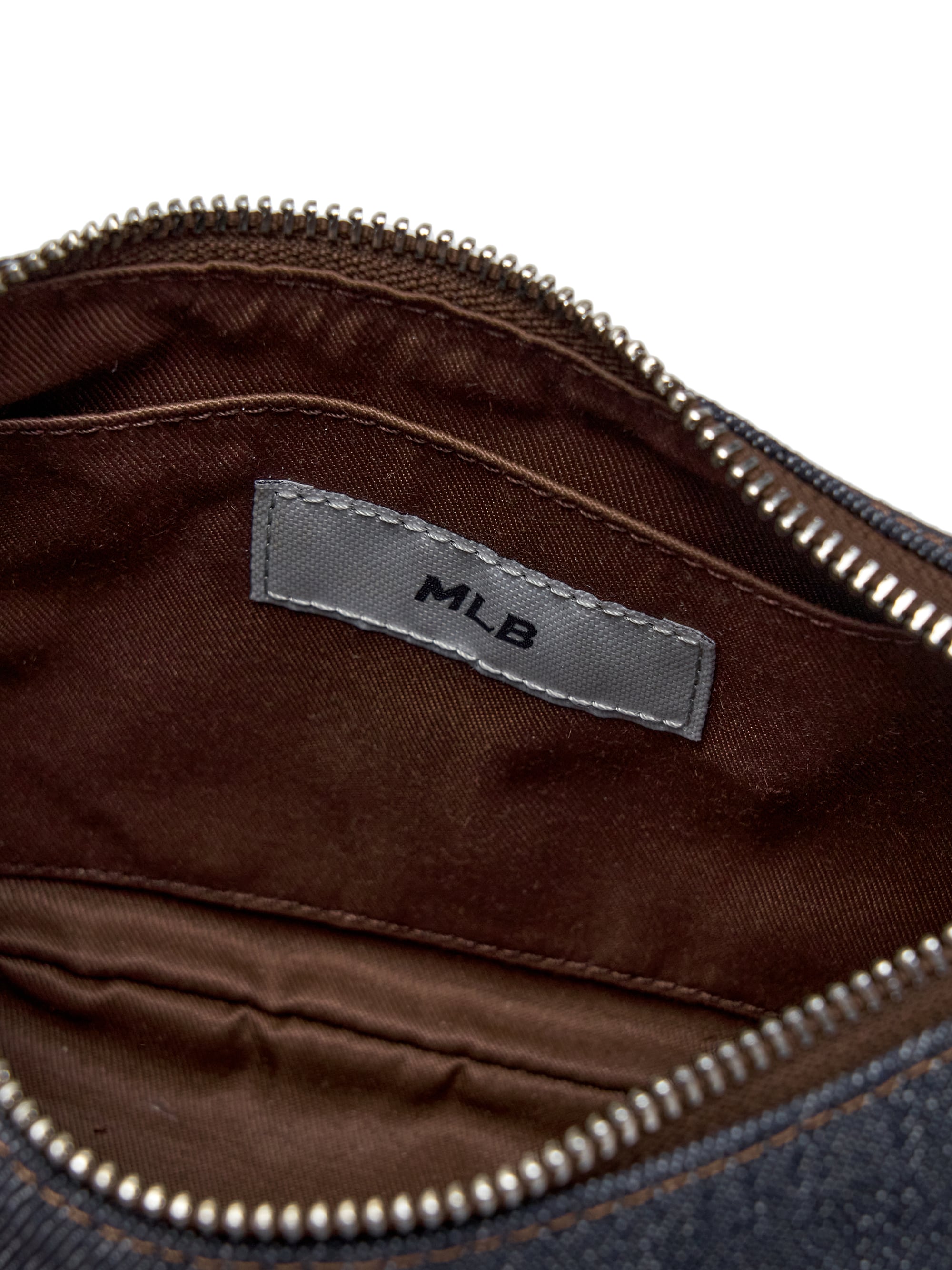 Denim Color Combination Hobo Bag