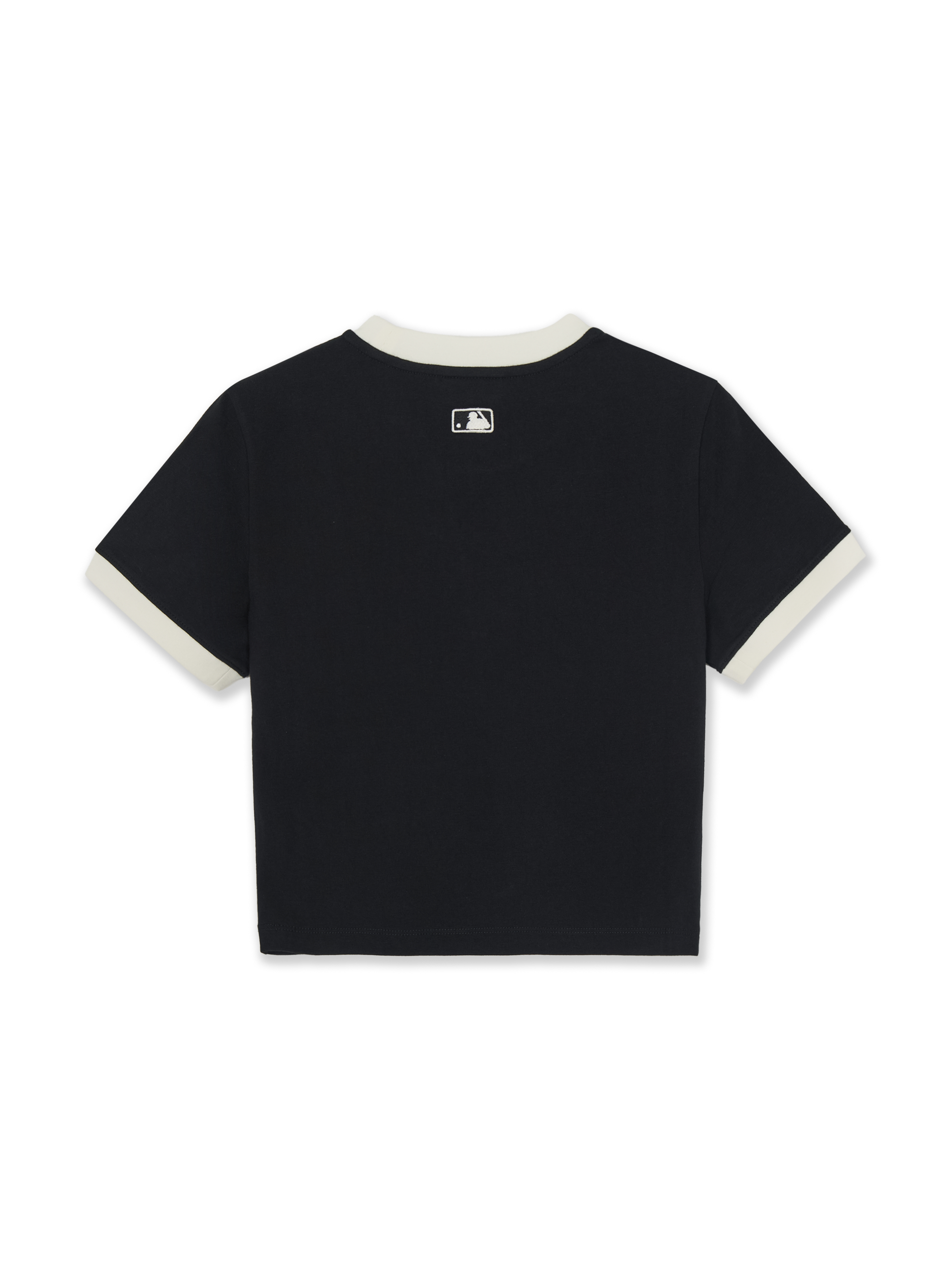 Women's Sportive Lettering Slim Crop Ringer T-shirts