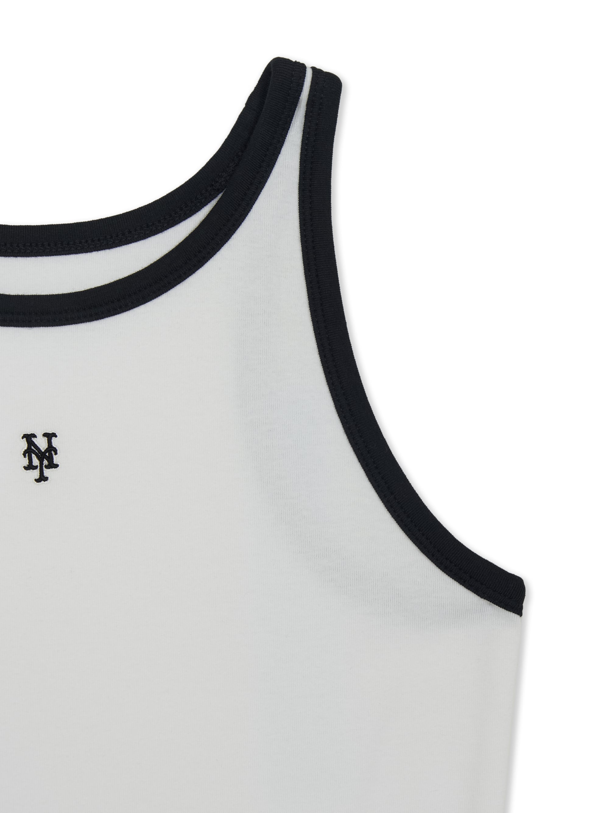 Women's Basic Ringer Ribbed Sleeveless Ops