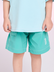 SPORTIVE SMALL LOGO NYLON SHORTS