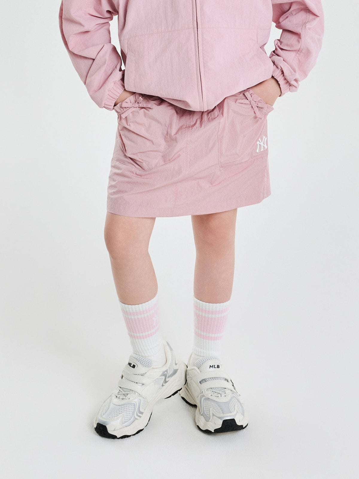 Outdoor Glossy Nylon Cargo Skirt