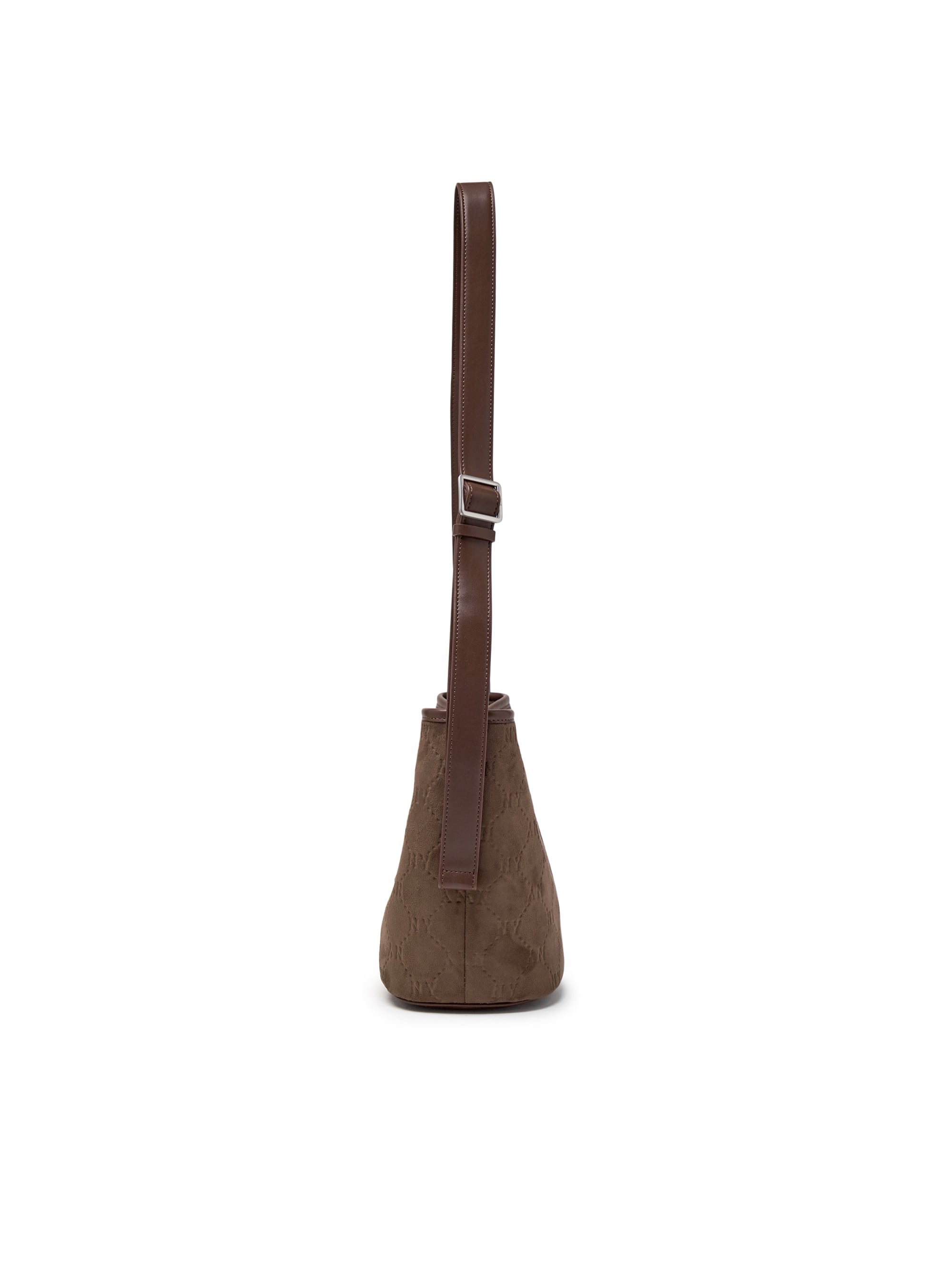 Monogram Suede Bucket Bag