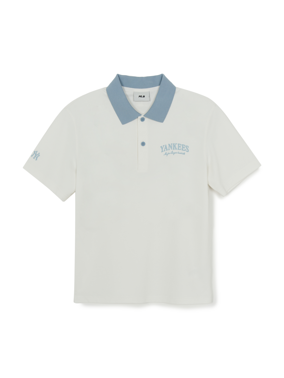 Basic Small Letter Comfortable Fit Polo T-Shirts