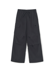 Women's GORPCORE Glossy High Waist Cargo Wide Flare Pants