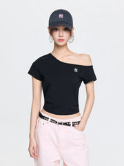 Women's Basic Off Shoulder T-Shirts