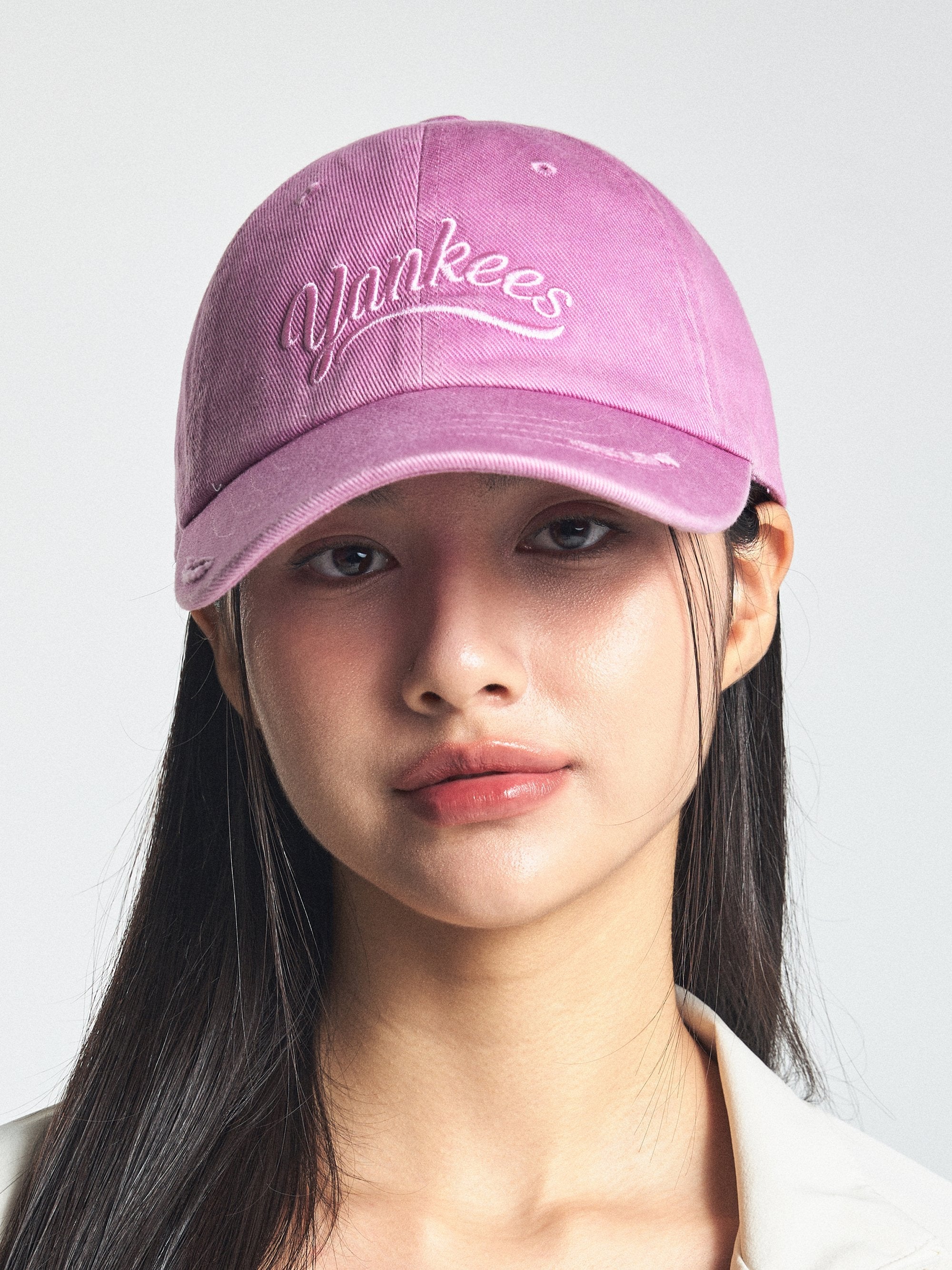 Varsity Vintage Cursive Tone-on-tone Unstructured Ball Cap