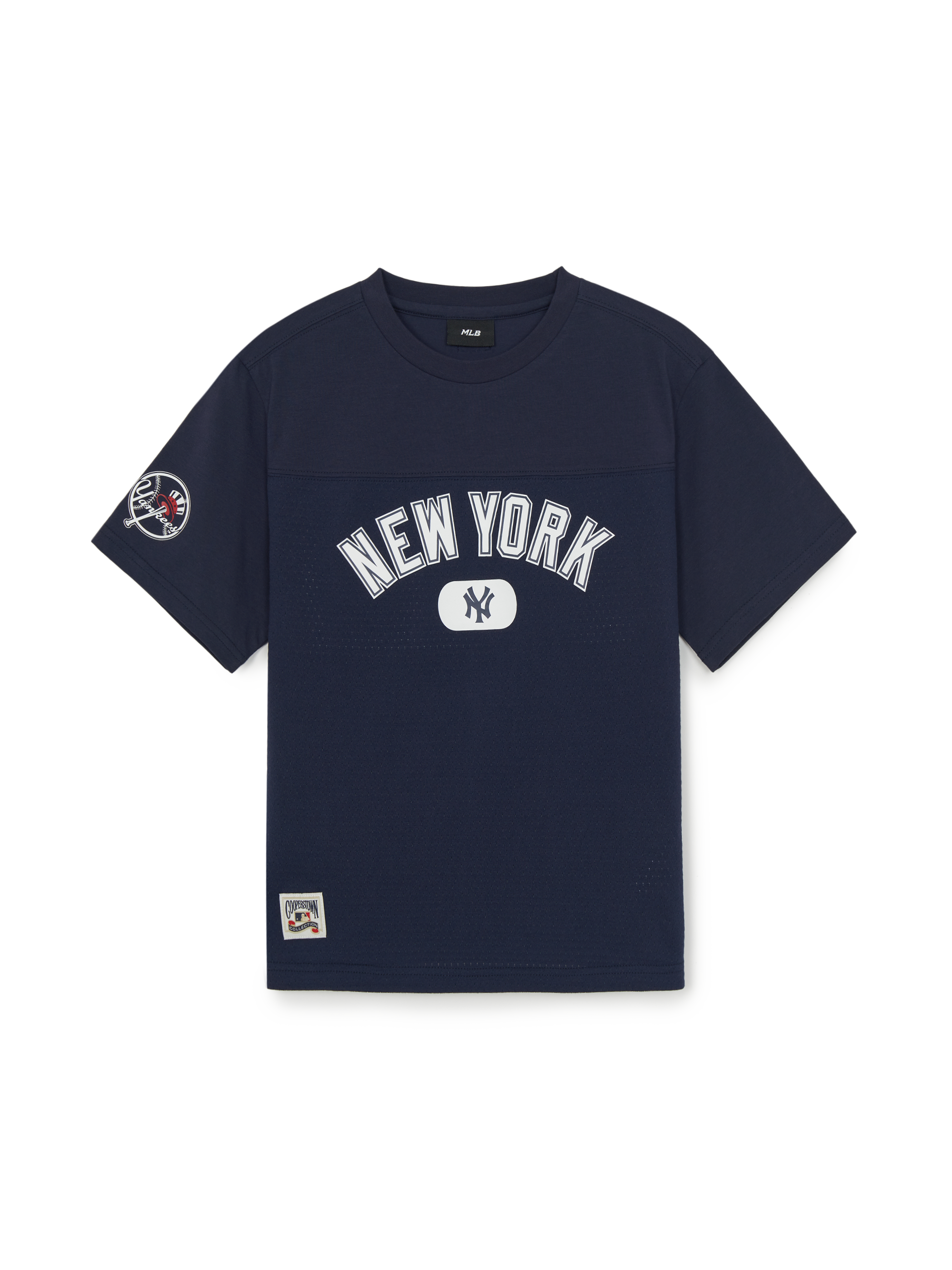 Street Basic Mesh Lettering T-shirt