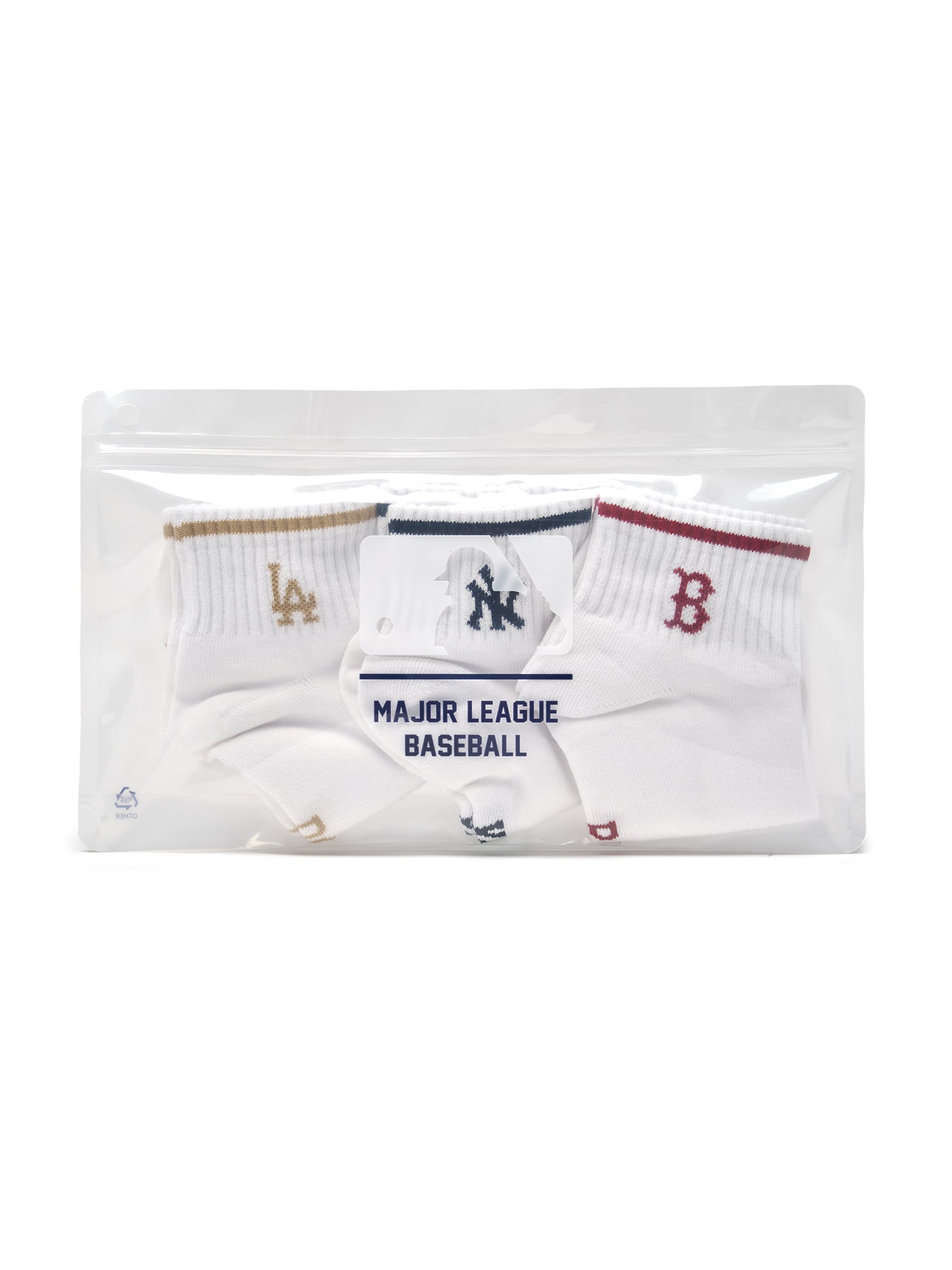 STRIPE SMALL LOGO LOW SOCKS 3PAIRS SET