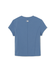 Women's Slim Crop Cap Sleeve T-shirt