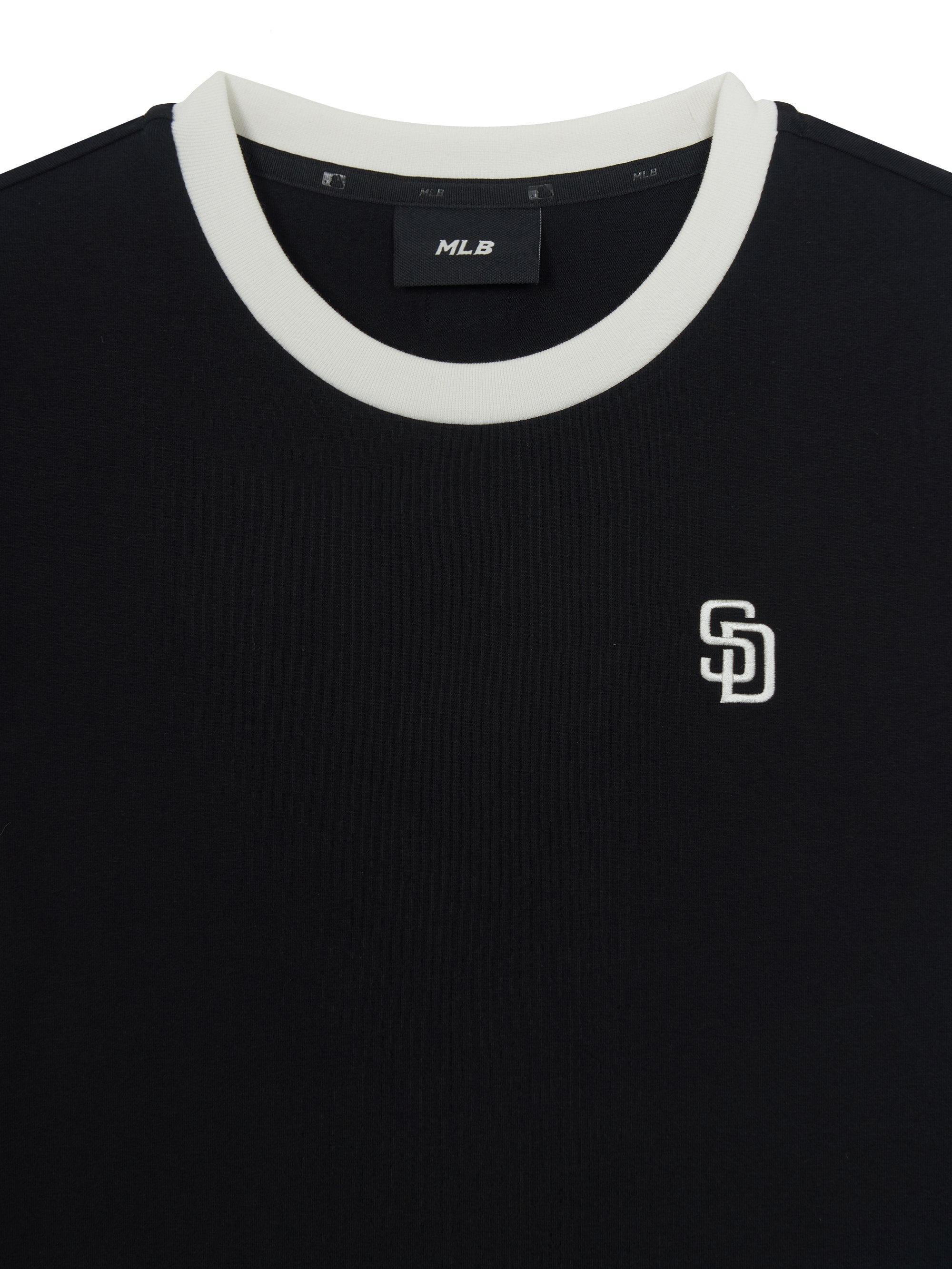 Women's Basic Small Logo Ringer T-Shirts