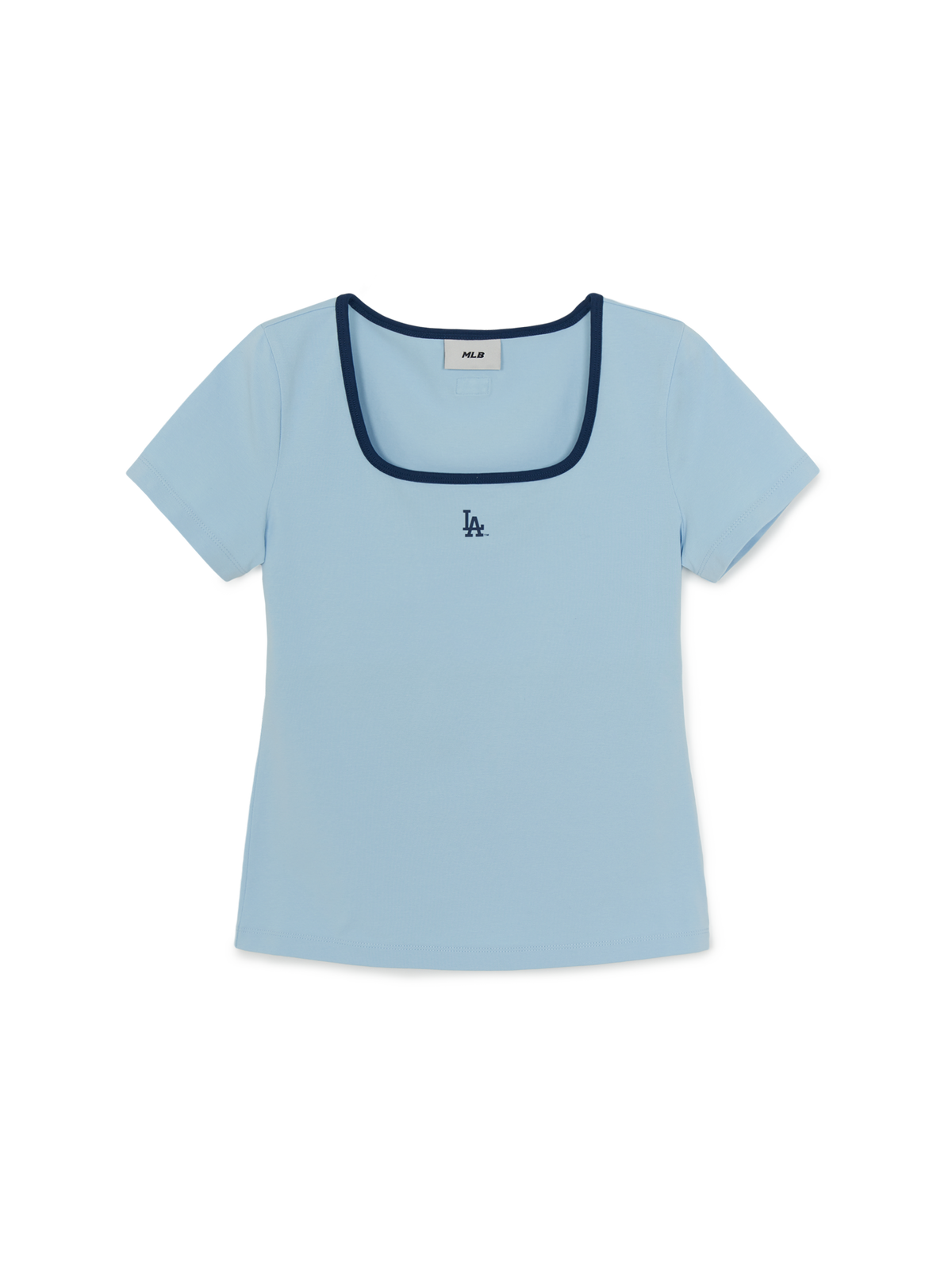 Women's Basic Square Neck Slim Fit T-shirt