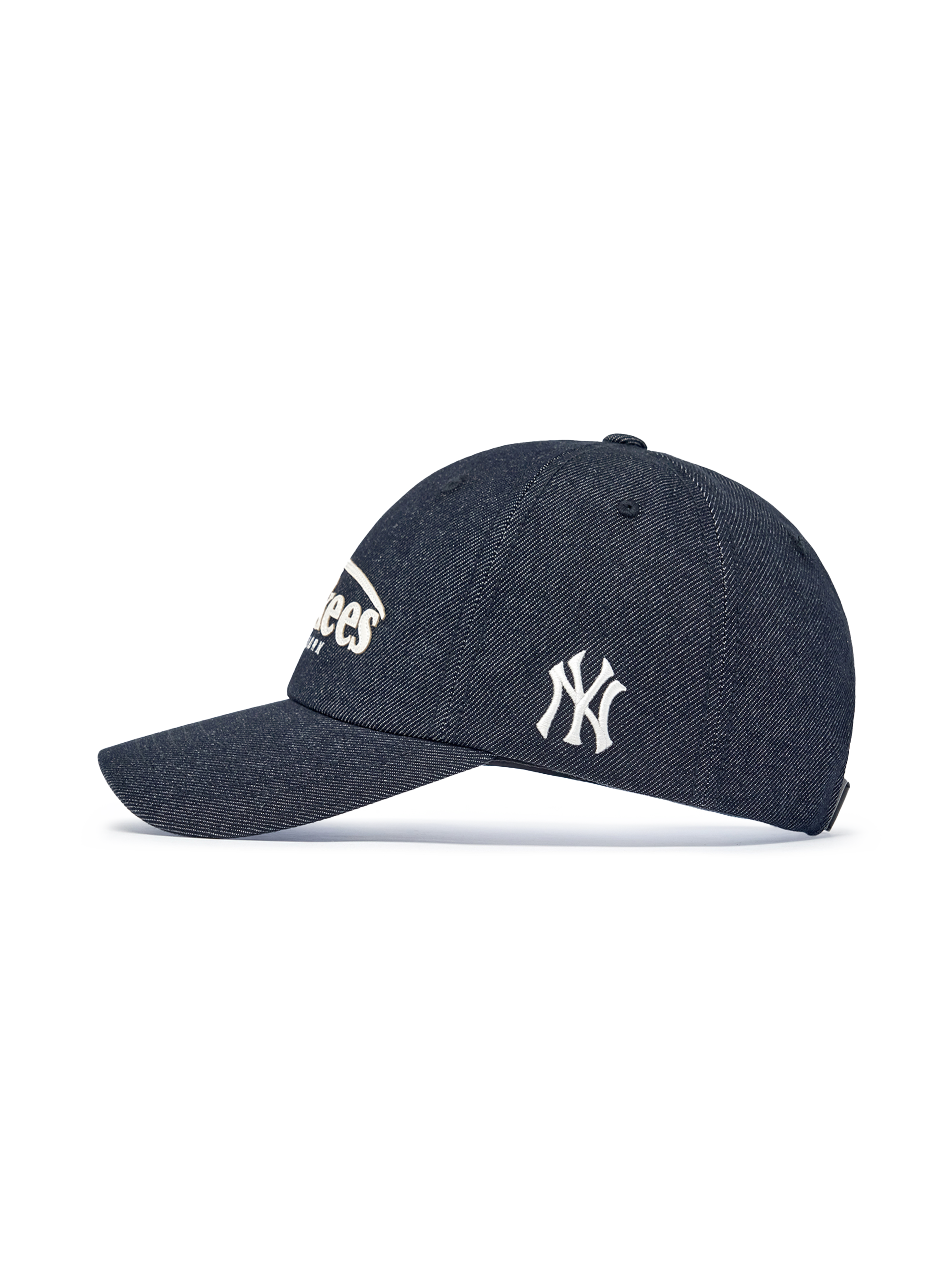 Vintage Denim Curve Logo Unstructured Ballcap