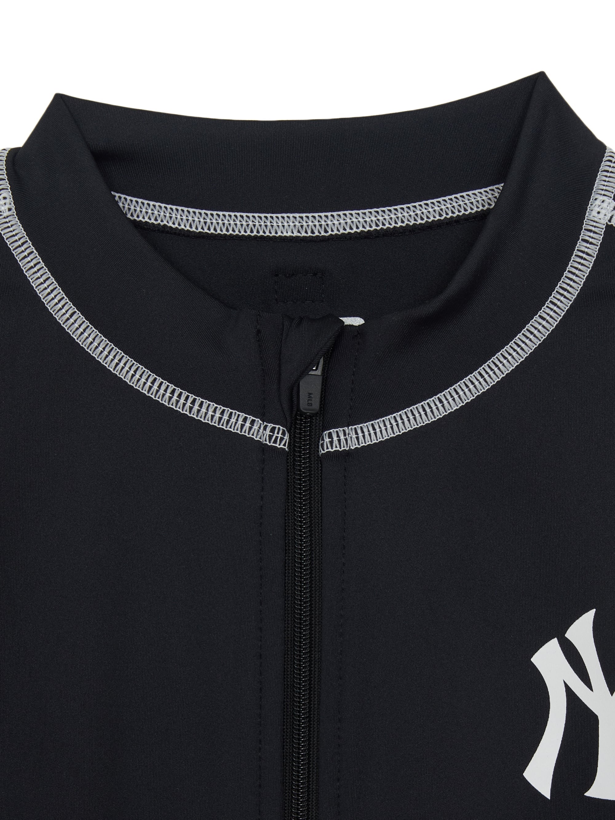 SPORTIVE ZIP-UP RASHGUARD BOARD SHORTS SET