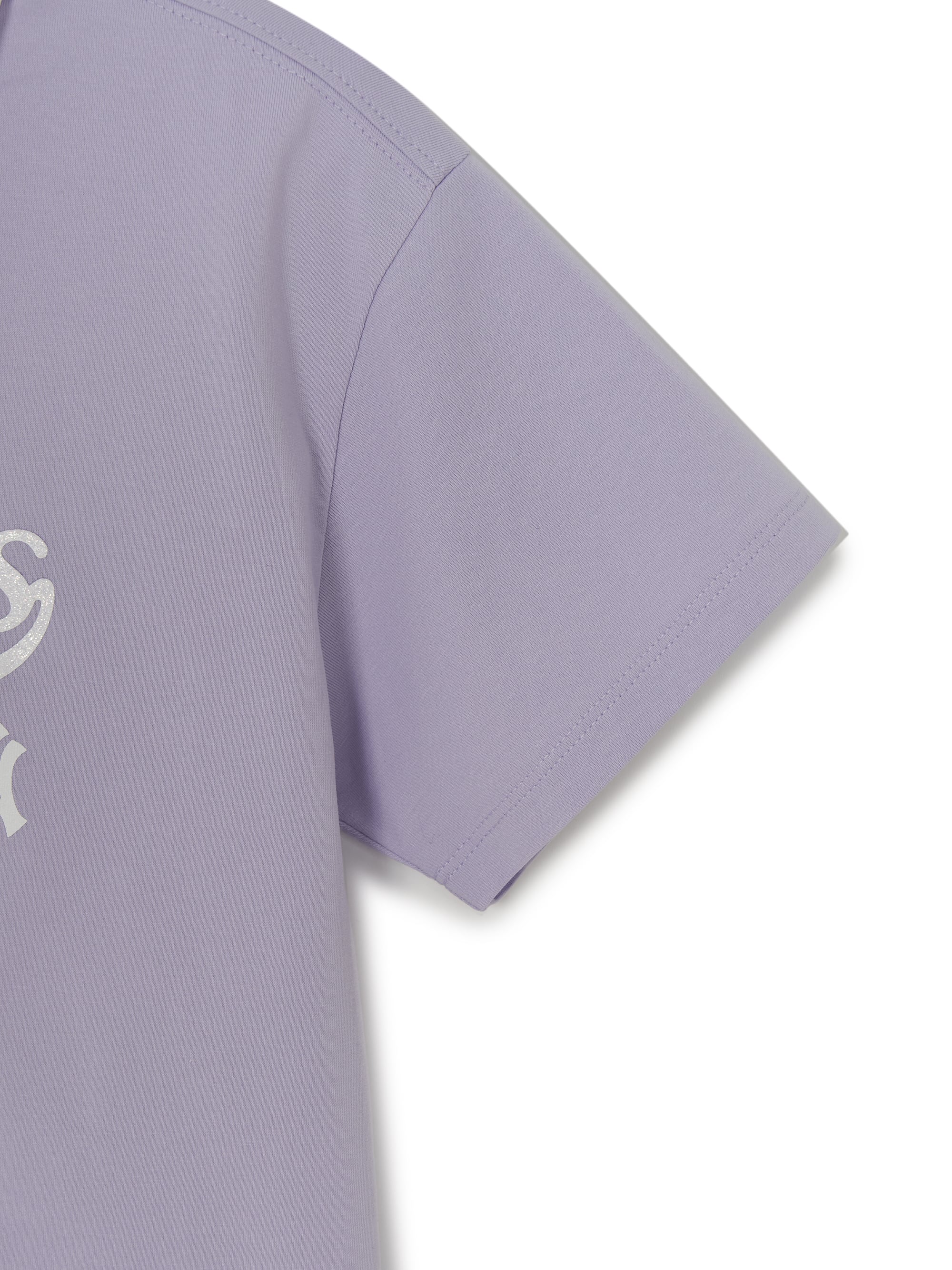Sportive Athleisure Cursive Skirt T-shirt Set (Girl's)