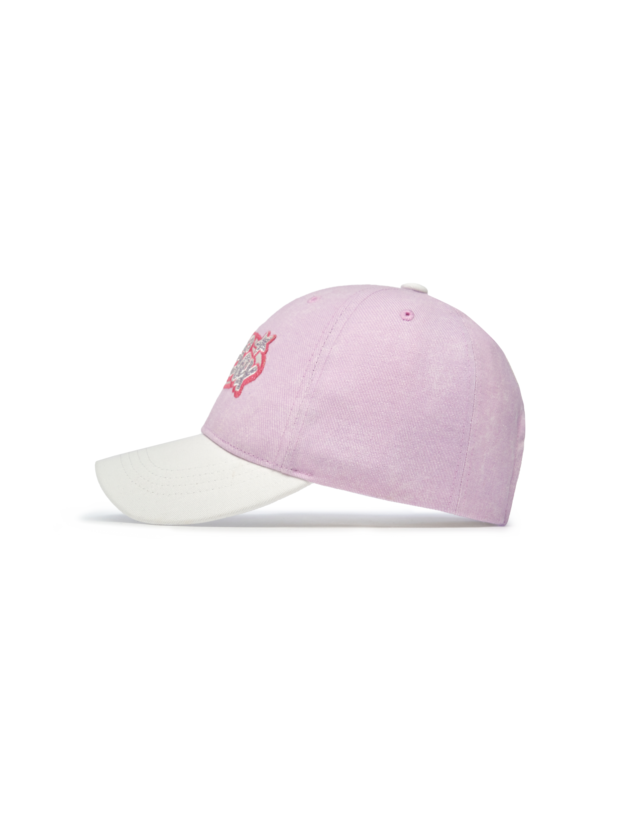 Girl's Pretty Star Contrast Ball Cap