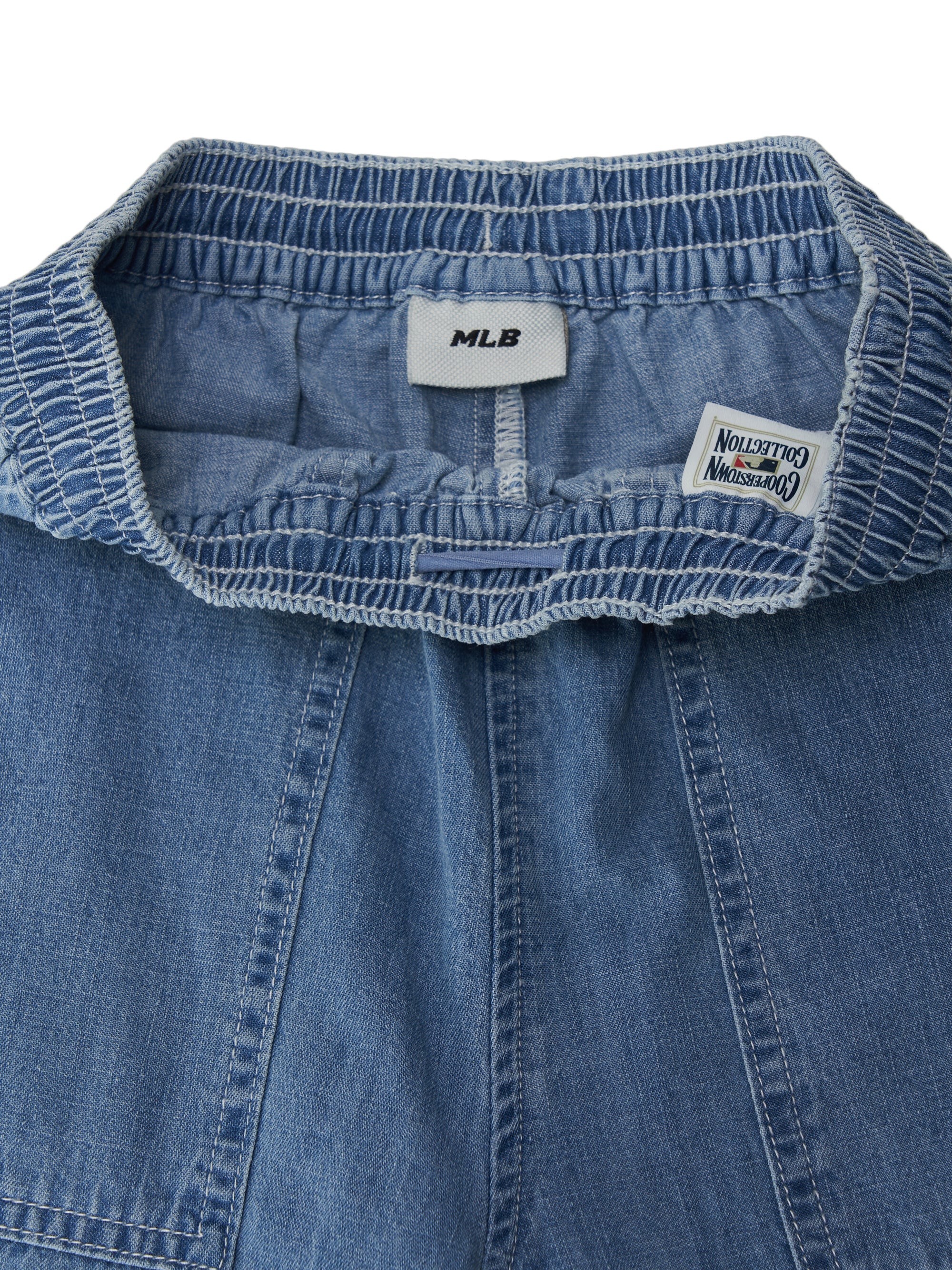 STREET BASIC STRIPED DENIM T-SHIRT SET