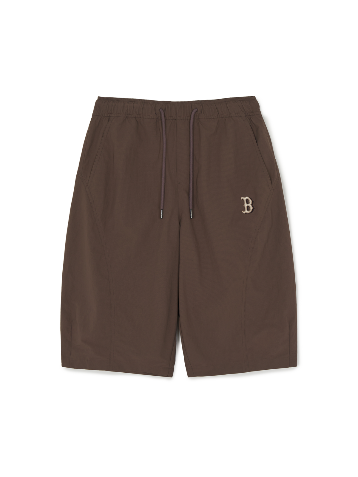 Basic Cotton Touch Curved Bermuda Shorts