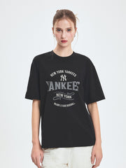 Varsity Vintage Color Graphic Over Fit T-shirt